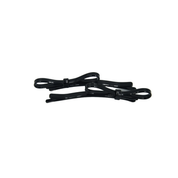 Taskia Bow Slides  Black